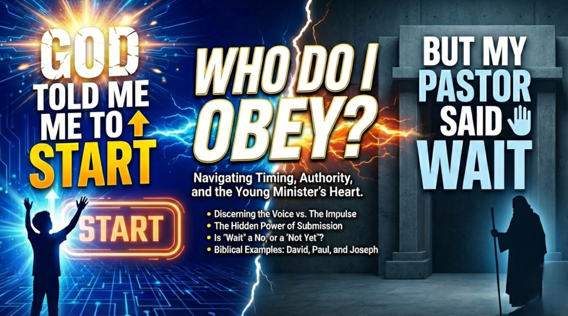 “God Told Me To Start” But My Pastor Said Wait: Who Do I Obey As a Young Minister?